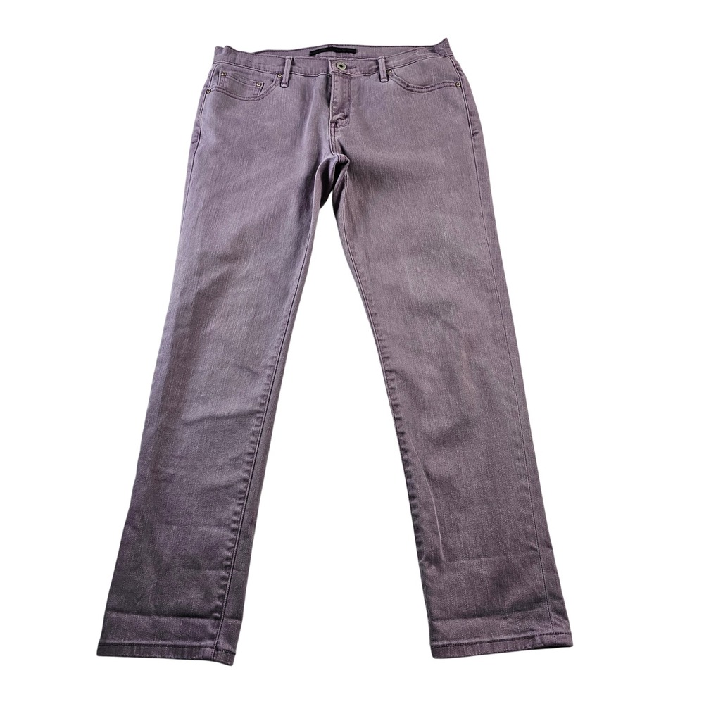 Levis Boyfriend Denim Jeans Women's M Purple Light‎ Wash Casual Comfort